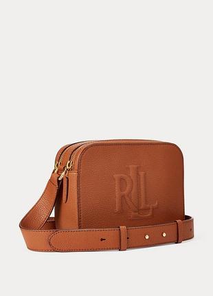 Сумка женская lauren ralph lauren leather hayes crossbody