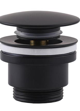 Hg15-04a-10-br-(bb)-click-clack--донний клапан латунь ,універсальний, чорний мат (box globus lux)