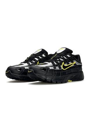 Чоловічі кросівки nike p-6000 m black silver lime