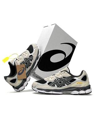 Asics gel-nyc beige black