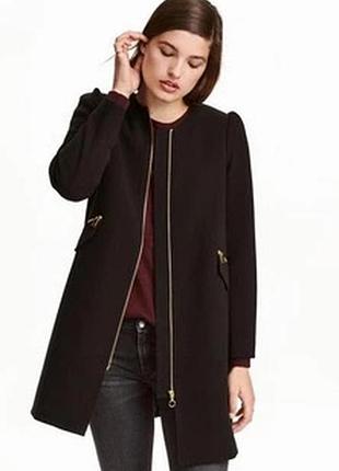 Жіночий кардиган-плащ від бренду h&m чорного кольору