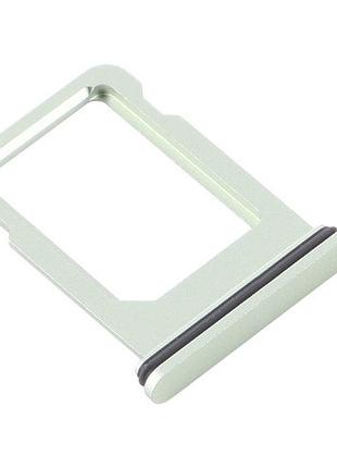 Держатель sim-карты iphone 12 mini green (one sim)