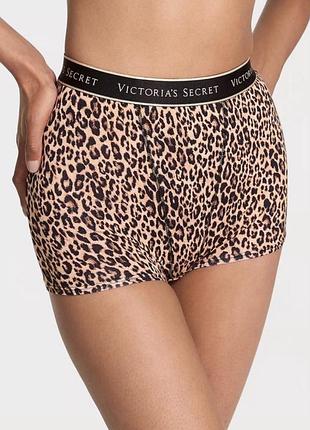 Бавовняні трусики шортики висока посадка з еластичним поясом victoria’s secret оригінал