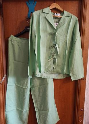 Костюм женский, для дома, прогулок, (экоранон)