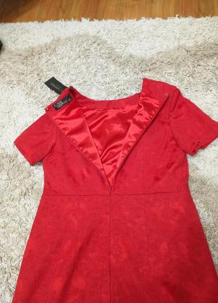 Чeрвона сукня, нарядна, коктельна  фірми love republic3 фото