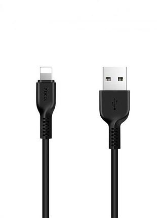 Usb кабель hoco x13 easy charged lightning 2.4a 1m black