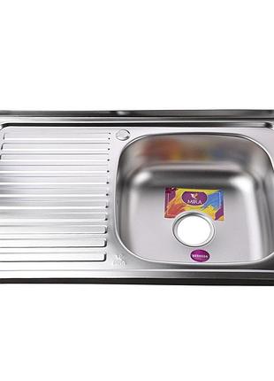 Мойка кухонная mira mr 8050 r d decor right