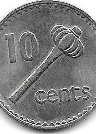 Фіджі 10 центів 1973 рік монети світу