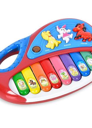 Дитяча музична іграшка "піаніно" 2216a-13 музичні та світлові ефекти