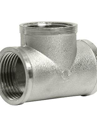 Трійник solomon 1″х1/2″х1″ ввв нікель 8202 n