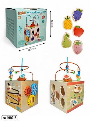 Деревянная развивающая игрушка сортер 1902-2