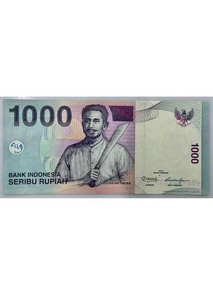 1000 рупий 2012 год банкнота индонезия азия unc