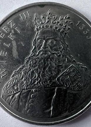 Польща король казимір iii великий 100 злотих 1987 рік монети світу