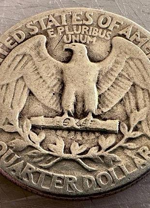 Сша 25 центів 1945 рік 6,25 грам срібло 900 срібні монети світу