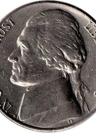 Сша джефферсон нікель без мітки монетного двору 5 центів 1978 рік монети світу