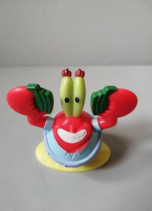 Фигурка мистера крабс хэппи мил макдональдс mcdonald's,