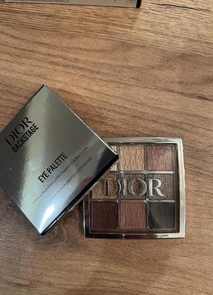 Палетка тіней для повік — dior backstage eyeshadow palette 002 smoky essentials