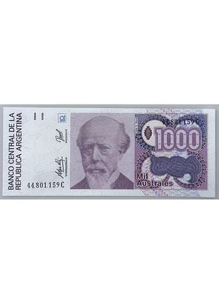 1000 австралий банкнота аргентина южная америка unc