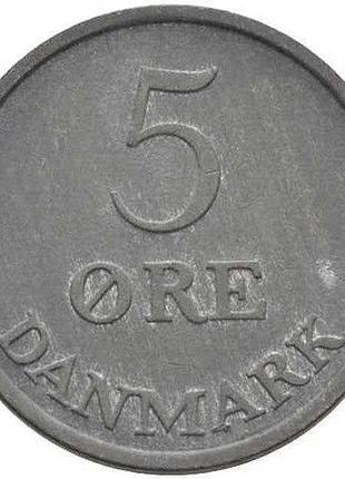 Дания 5 эре 1964 год монеты мира