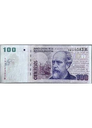Аргентина 100 песо 2003 год банкноты мира