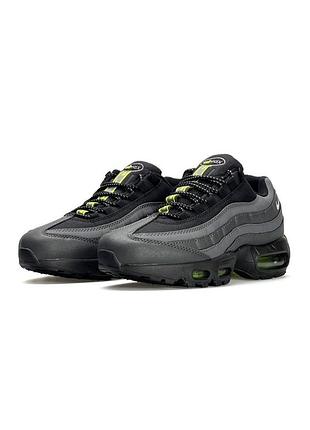 Чоловічі кросівки nike air max 95 dark grey black