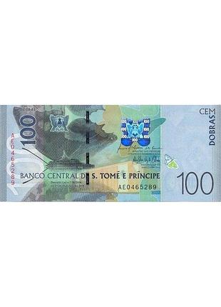 Сан-томе и принсипи 100 добрас 2016 год банкноты мира unc