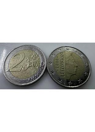 Ювілейна люксембург 2 євро 2008 рік монети євросоюзу