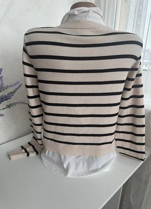 Новий джемпер обманка zebra 8