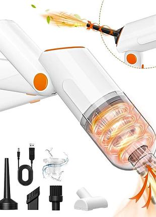 Ручной беспроводной пылесос d-lumina, автомобильный пылесос hoover 12000pa с мощной силой всасывания, системой двойной фильтр