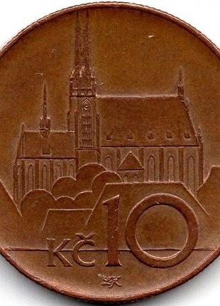 Чехия 10 крон 2016 год монеты мира