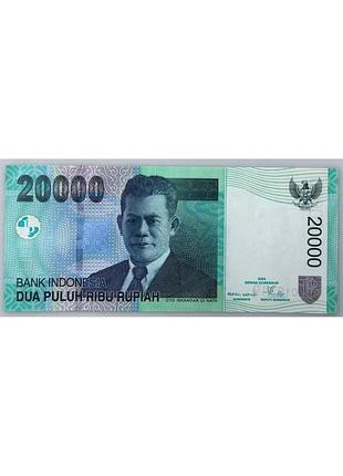 20000 рупий 2004 год банкнота индонезия азия unc