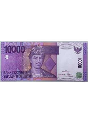 10000 рупий 2005 год банкнота индонезия азия unc