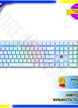 Dm клавиатура usb fantech спецификация 2.2 механическая rgb белая 108 клавиш для игр и работы с перекл spe|lz