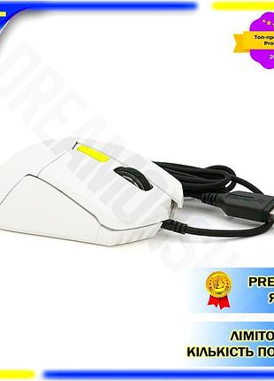 Dm ігрова миша провідна специфікація 2.2 phantom ii vx6 7 кнопок 400-7200 dpi для пк з rgb підсвічуван spe|lz