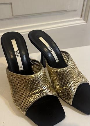 Мюлі zara нові
