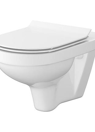 Cet 472 zip simple on подвесной унитаз в комплекте с сиденьем дюропласт slim