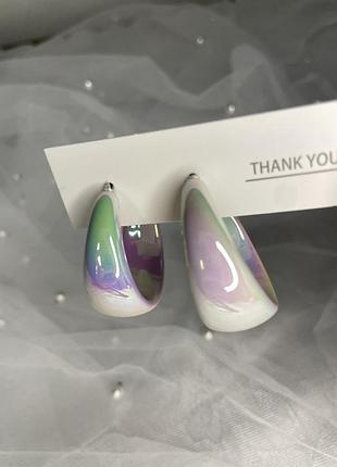 Сережки pearl cameleon ✨