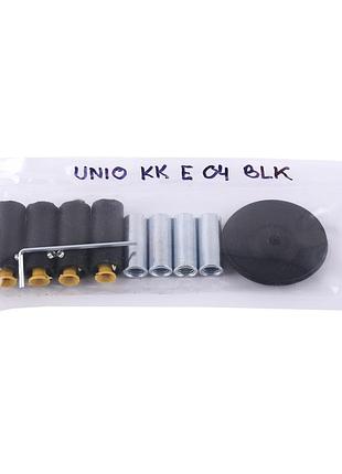 Unio kk e 04 blk комплект кріплень електричної сушарки. чорний
