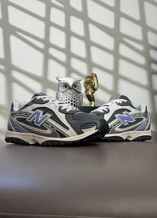 🌺женские кроссовки new balance 204l grey white metallic