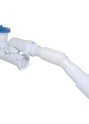 Сифон waterstal а-82589 для душ. поддона регулир. 1 1/2″ 40/50 с гибкой трубой