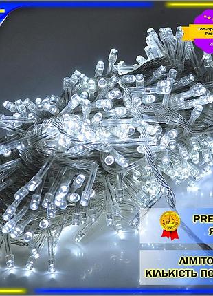 Dm гірлянда 100led діодна специфікація 2.2 біла 7 метрів для новорічного декору та створення затишку г spe|lz
