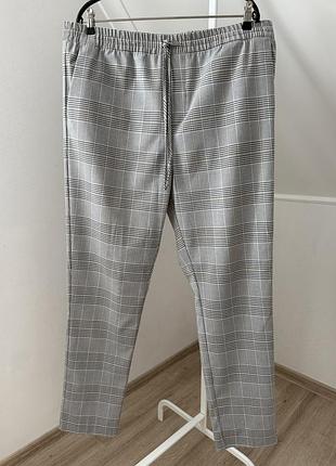 Брюки в клітинку h&m l