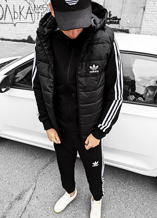 Комплект adidas. спортивный костюм + жилетка adidas