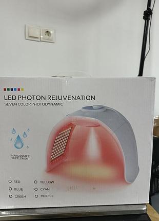 Светодиодная led-маска для фотодинамической терапии (7 цветов)