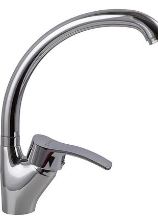 Змішувач для кухні globus lux queensland glqu-0203s-big боковий на гайці-(картридж sedal)