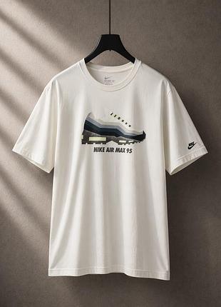 Футболка nike air max 95 біла l