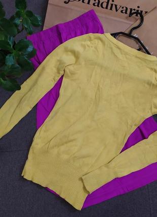 Желтая кофточка на пуговках, джемпер, кардиган tally weijl2 фото