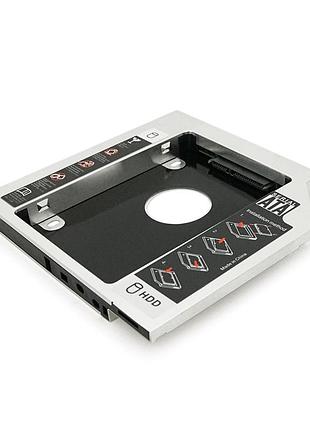 Адаптер hdd 2.5'' 12.7 мм sata/msata hdc-25 для ноутбука замена оптического привода расширение памяти dm-11