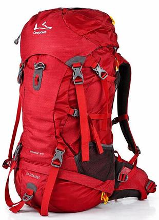 Туристичний рюкзак onepolar pistachio w1632 red 60-70л