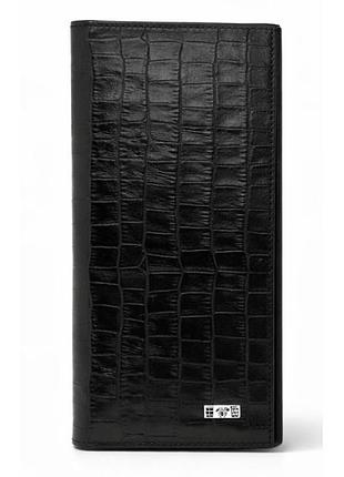 Чоловічий шкіряний гаманець wanlima 22502870906 black